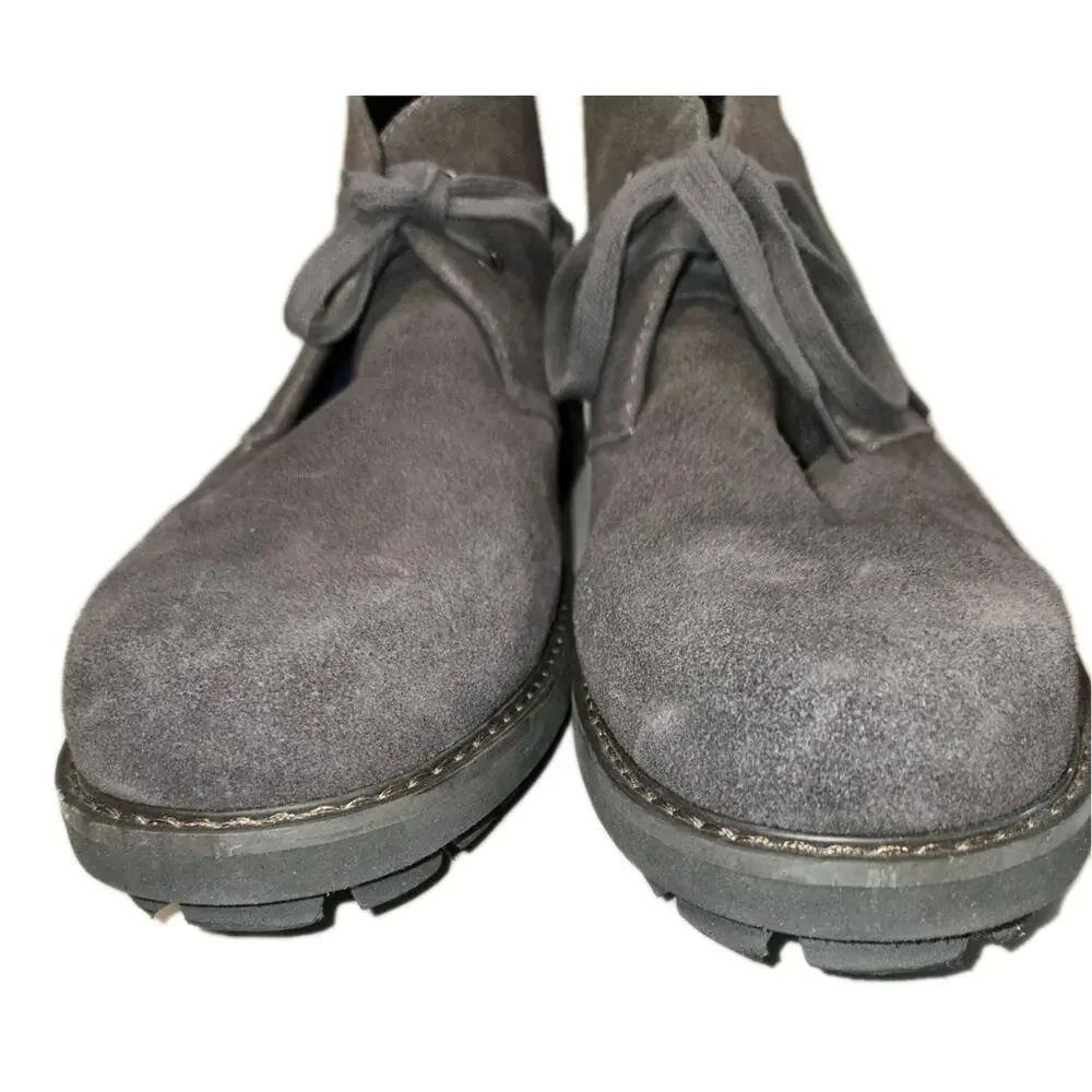 Vince Camuto Iseminger Mens Size 12 Water-Resistant Gray Suede Chukka Boots